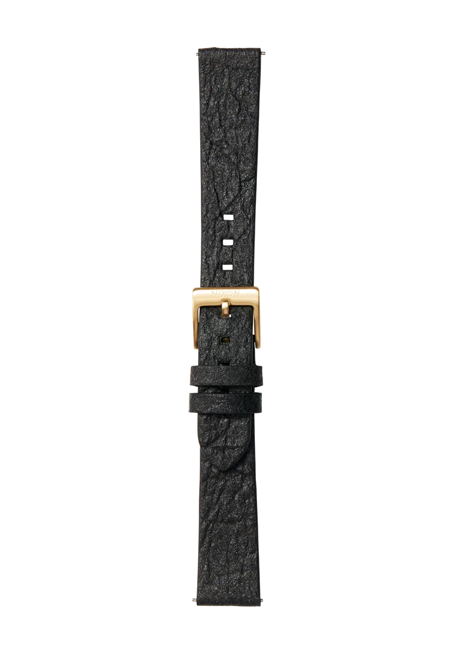 16mm Pineapple Leather Band - Black - Image 2