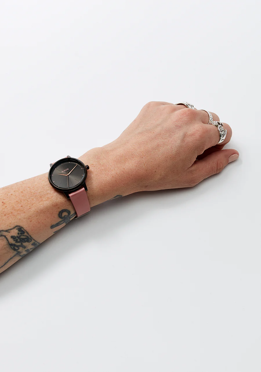 16mm Veg Tanned Leather Band - Dusty Rose - Image 6