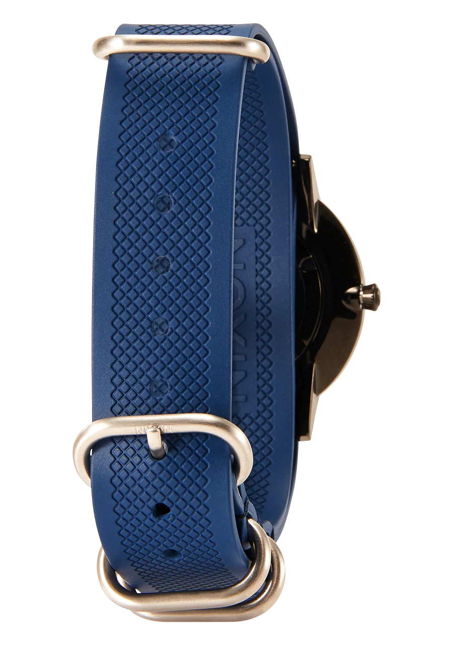 20mm FKM Rubber One Piece Band - Navy / Blue - Image 5