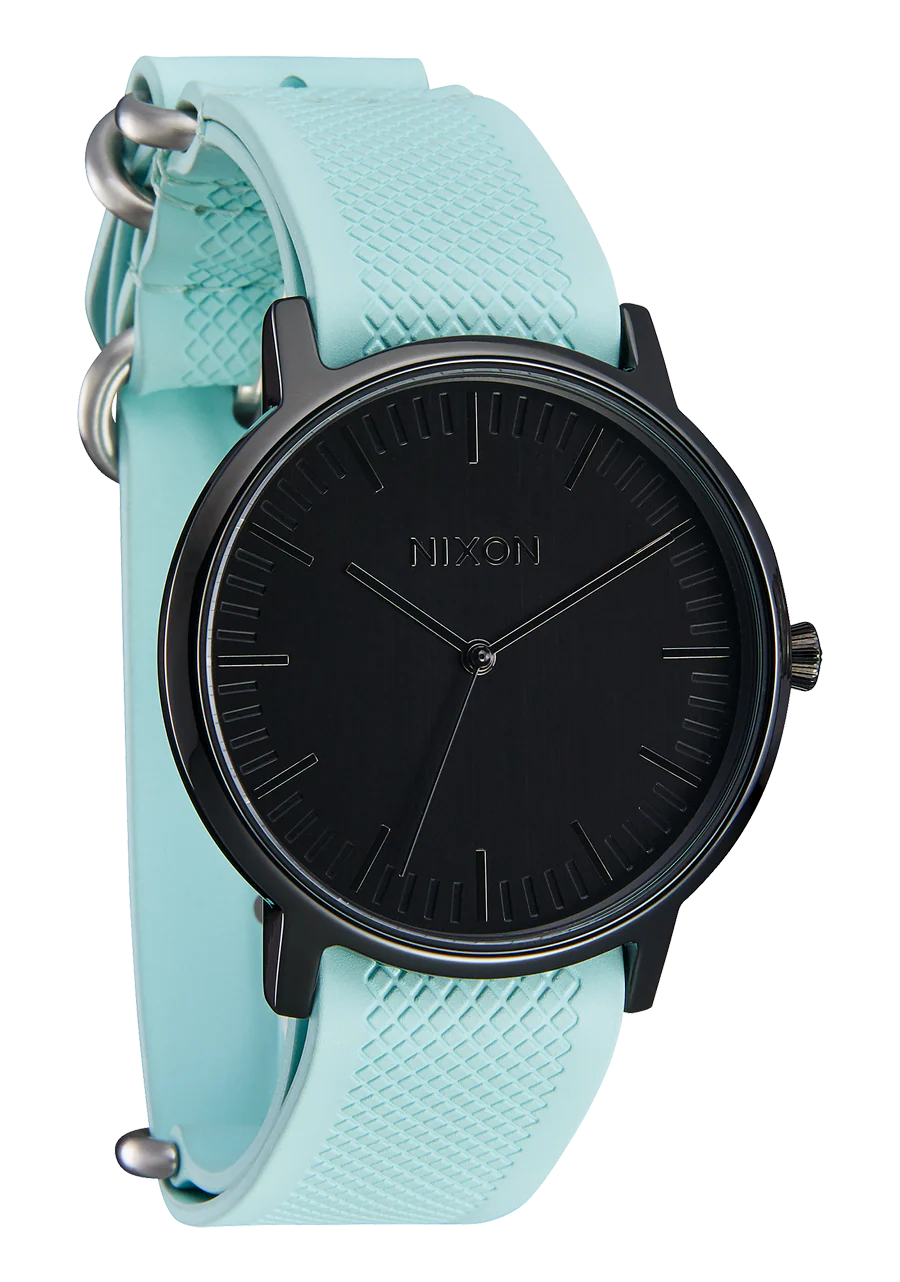20mm FKM Rubber One Piece Band - Ocean Blue - Image 4
