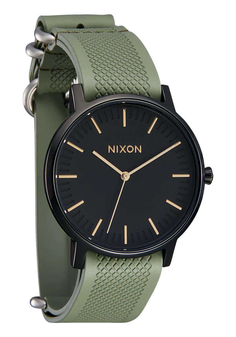 20mm FKM Rubber One Piece Band - Olive - Image 4