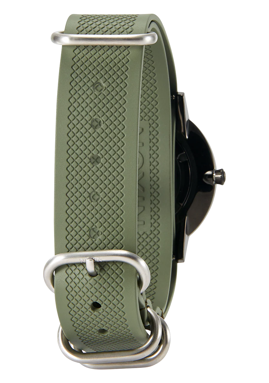 20mm FKM Rubber One Piece Band - Olive - Image 5