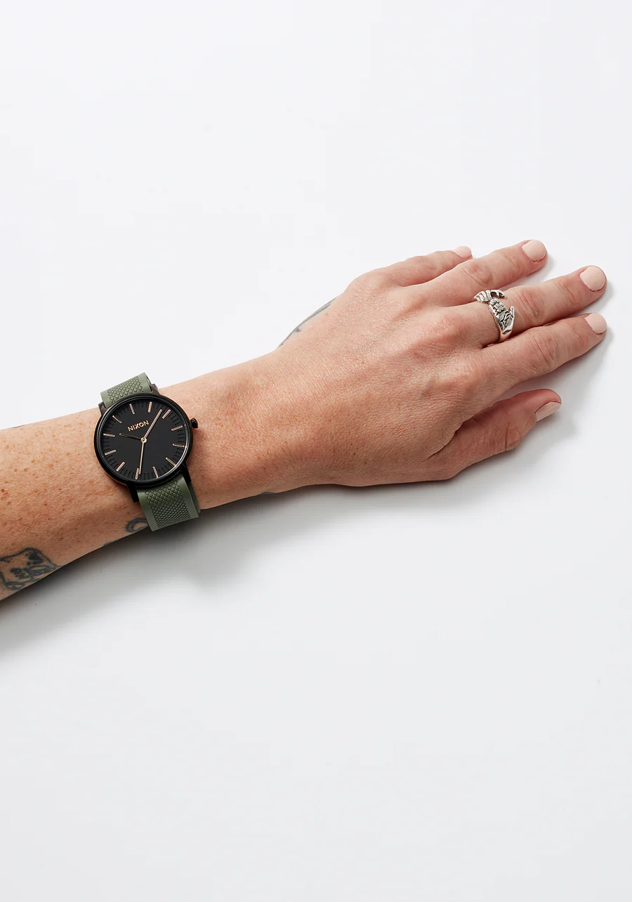20mm FKM Rubber One Piece Band - Olive - Image 6