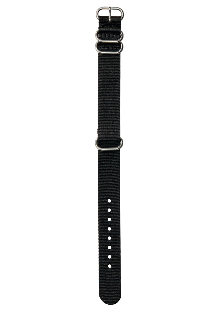 20mm Nylon #TIDE One Piece Band - Black
