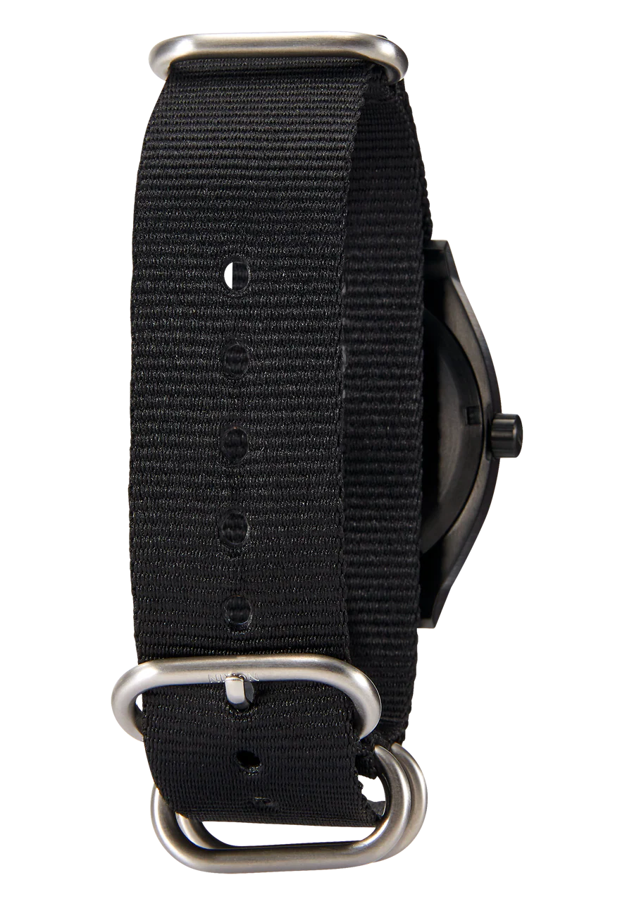 20mm Nylon #TIDE One Piece Band - Black - Image 5
