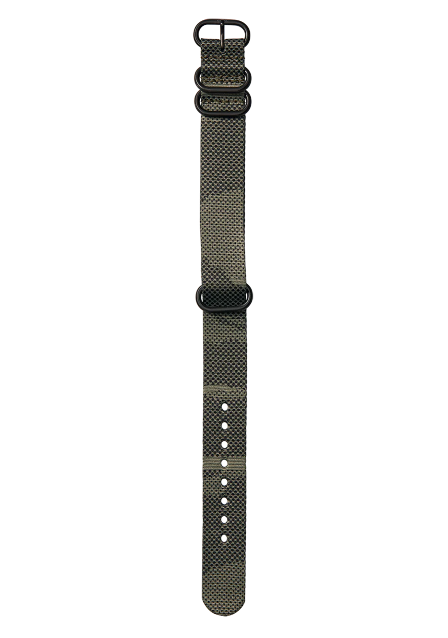 20mm Recycled One Piece Band - Olive Dot Camo