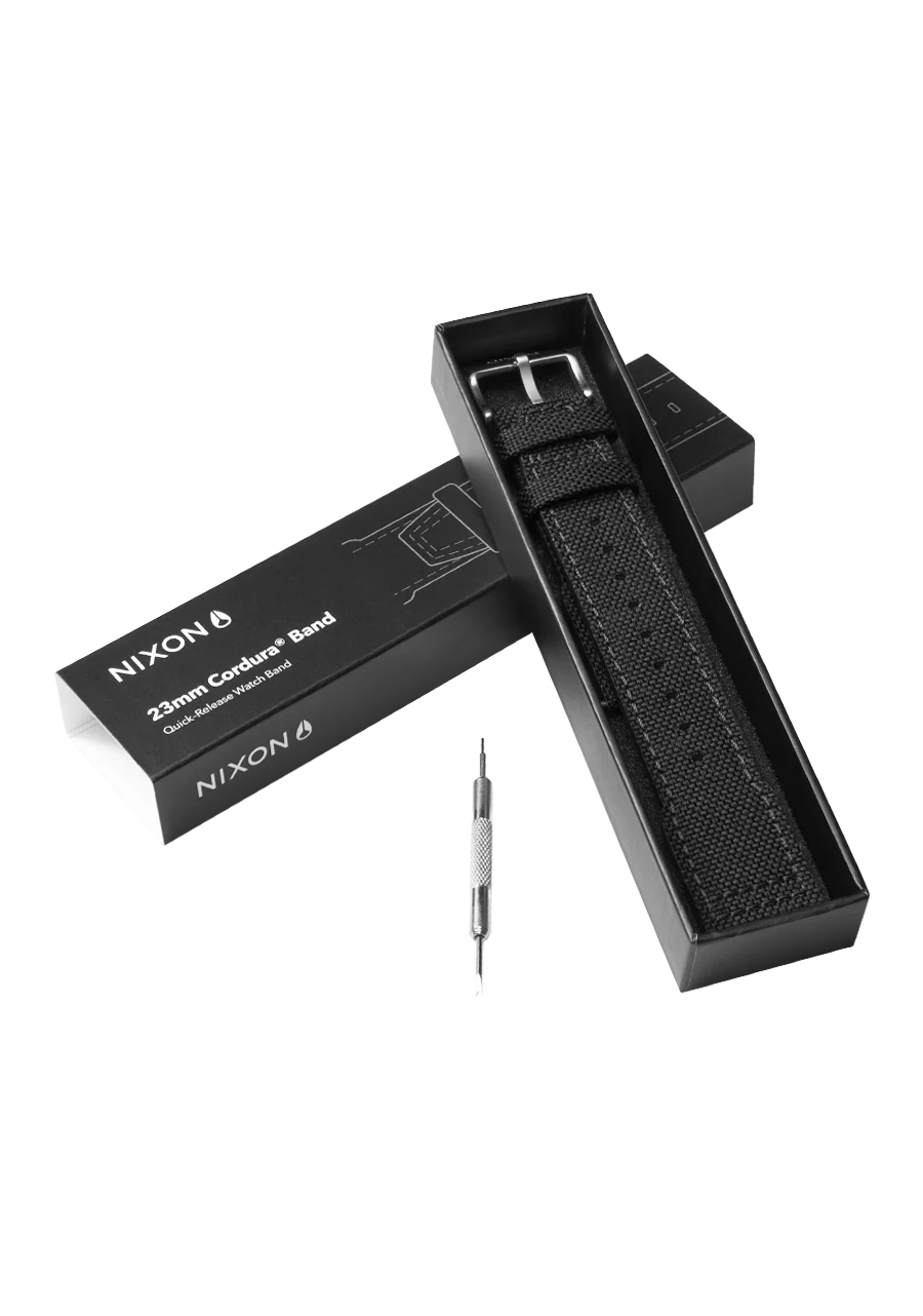 23mm Cordura Canvas Band - Black - Image 4