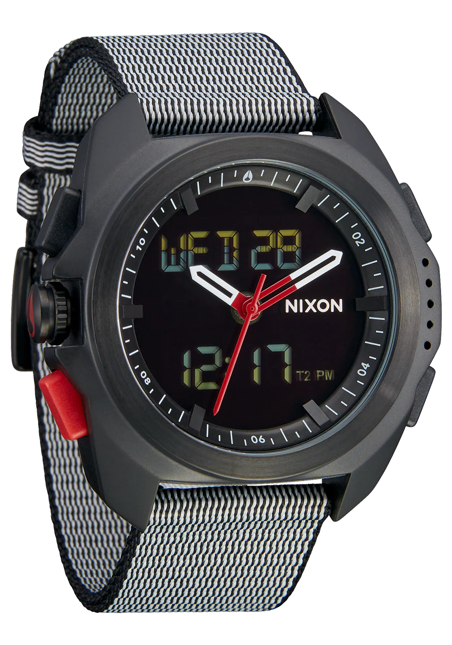 23mm Nylon #TIDE Band - Black / Silver - Image 5
