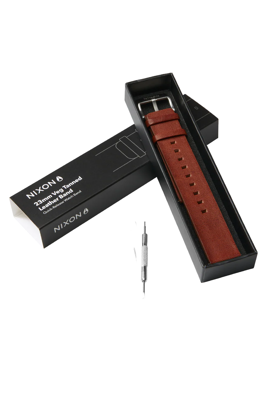 23mm Veg Tanned Leather Band - Cognac - Image 4