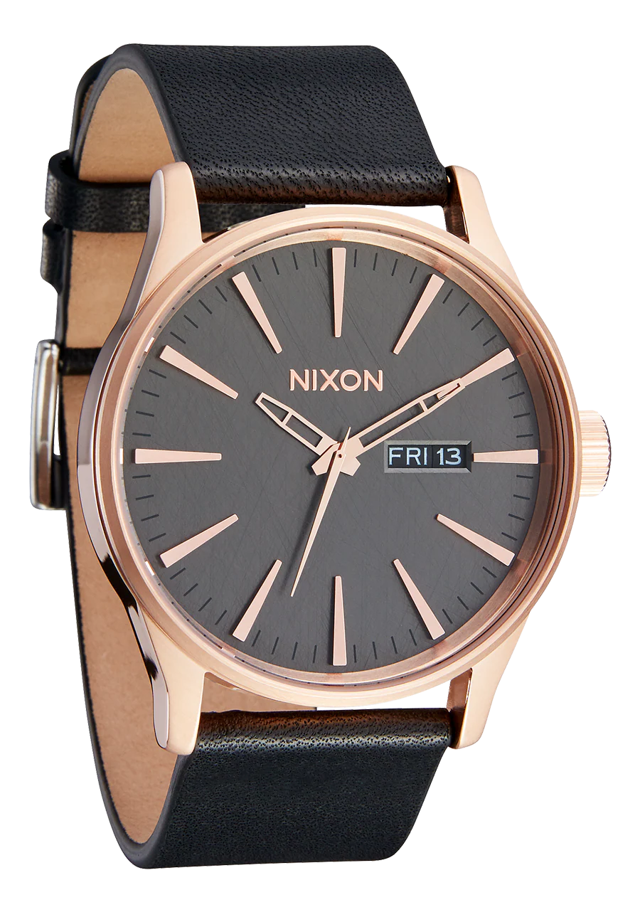 23mm Veg Tanned Leather Band - Black - Image 5