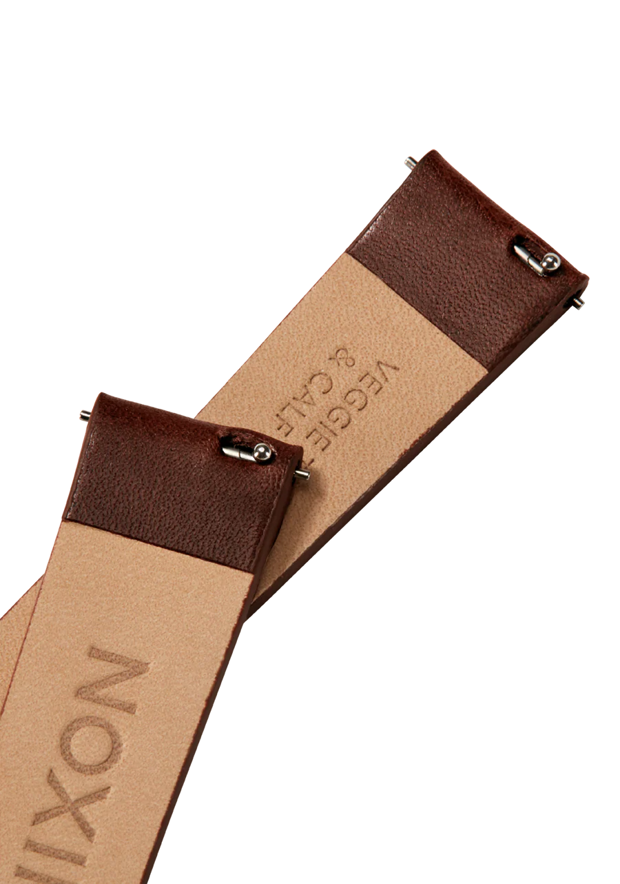 23mm Veg Tanned Leather Band - Brown - Image 4