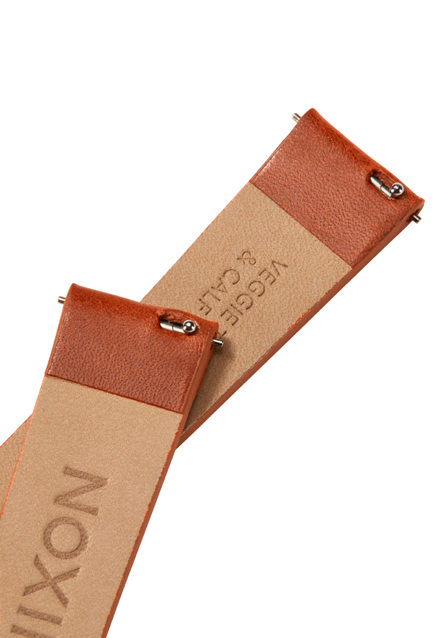 23mm Veg Tanned Leather Band - Saddle - Image 4