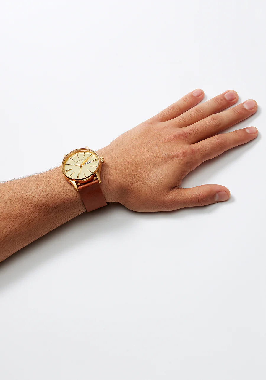 23mm Veg Tanned Leather Band - Saddle - Image 6