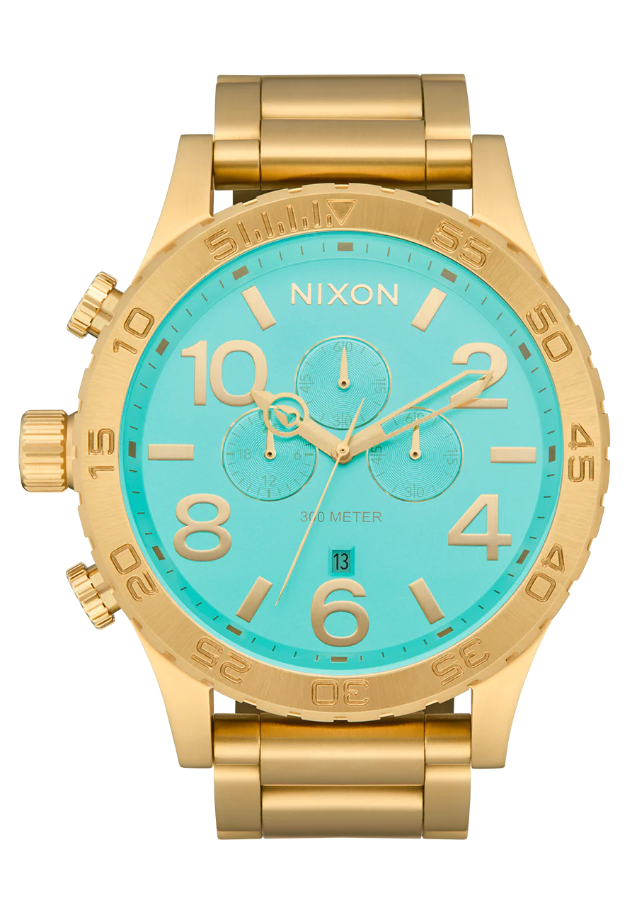 51-30 Chrono - Gold / Turquoise / Gold