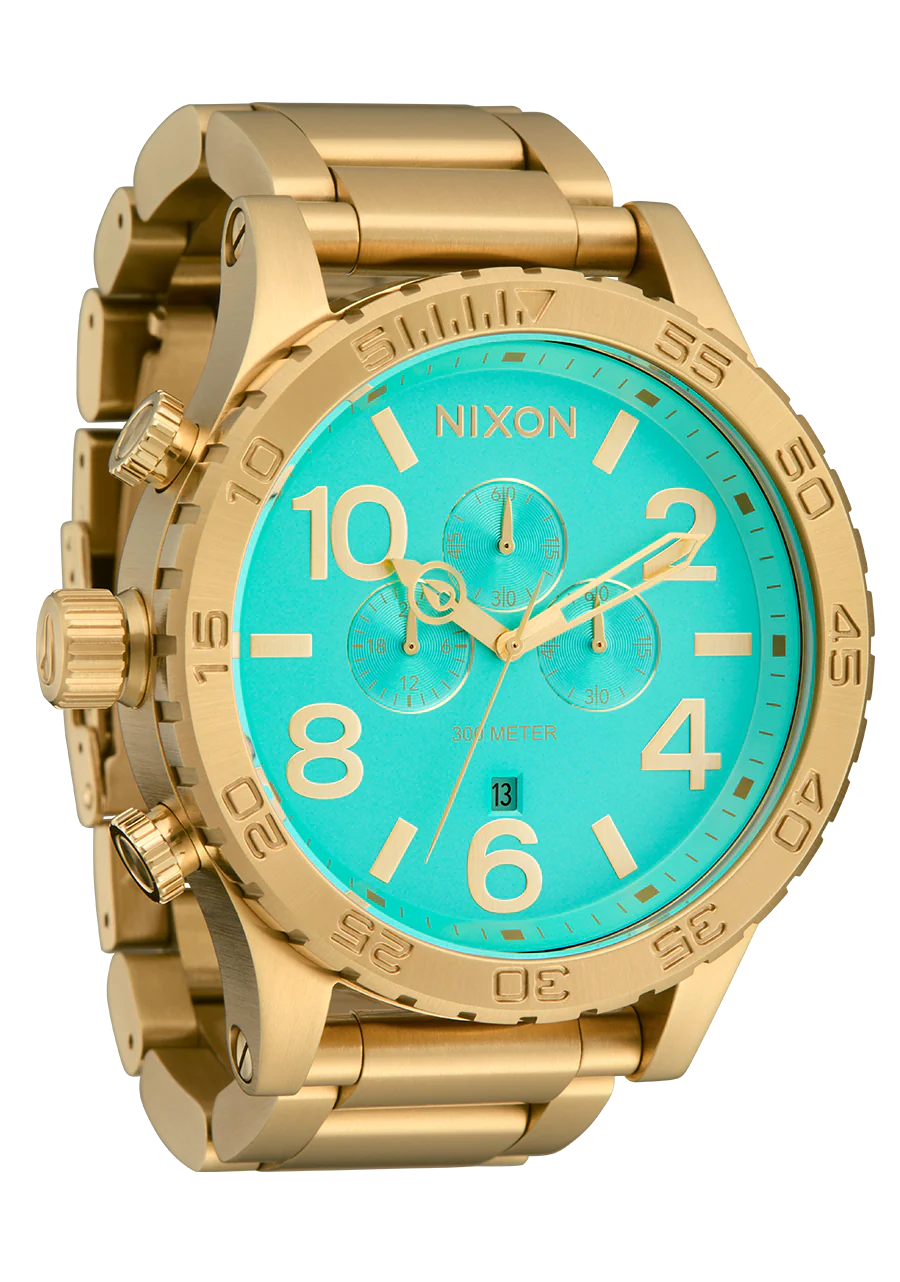 51-30 Chrono - Gold / Turquoise / Gold - Image 2
