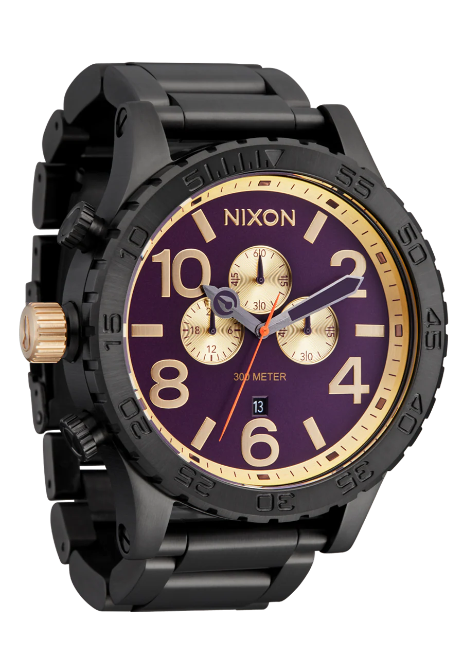 51-30 Chrono - Gunmetal / Blackberry / Gold - Image 2