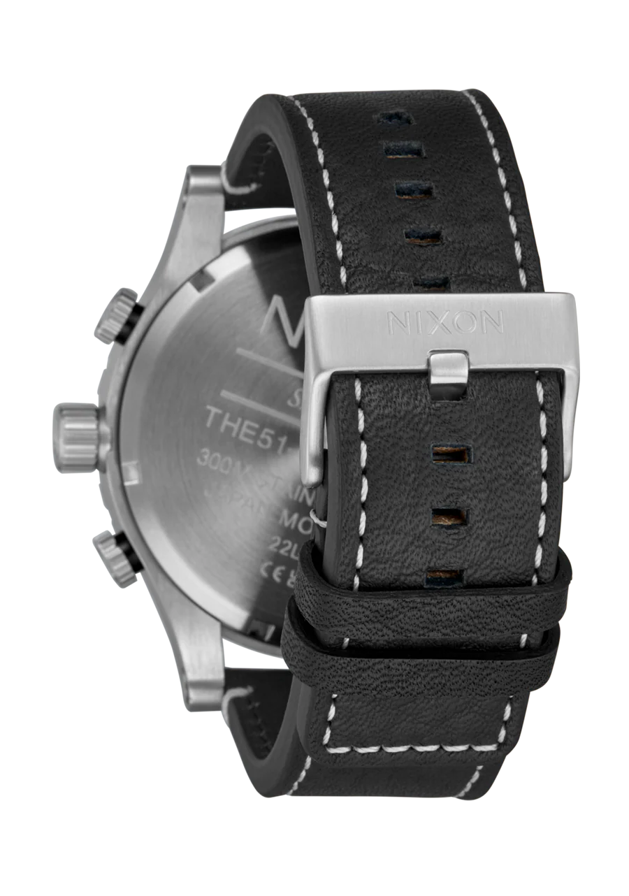 51-30 Chrono Leather - Silver / Black / Cranberry - Image 4