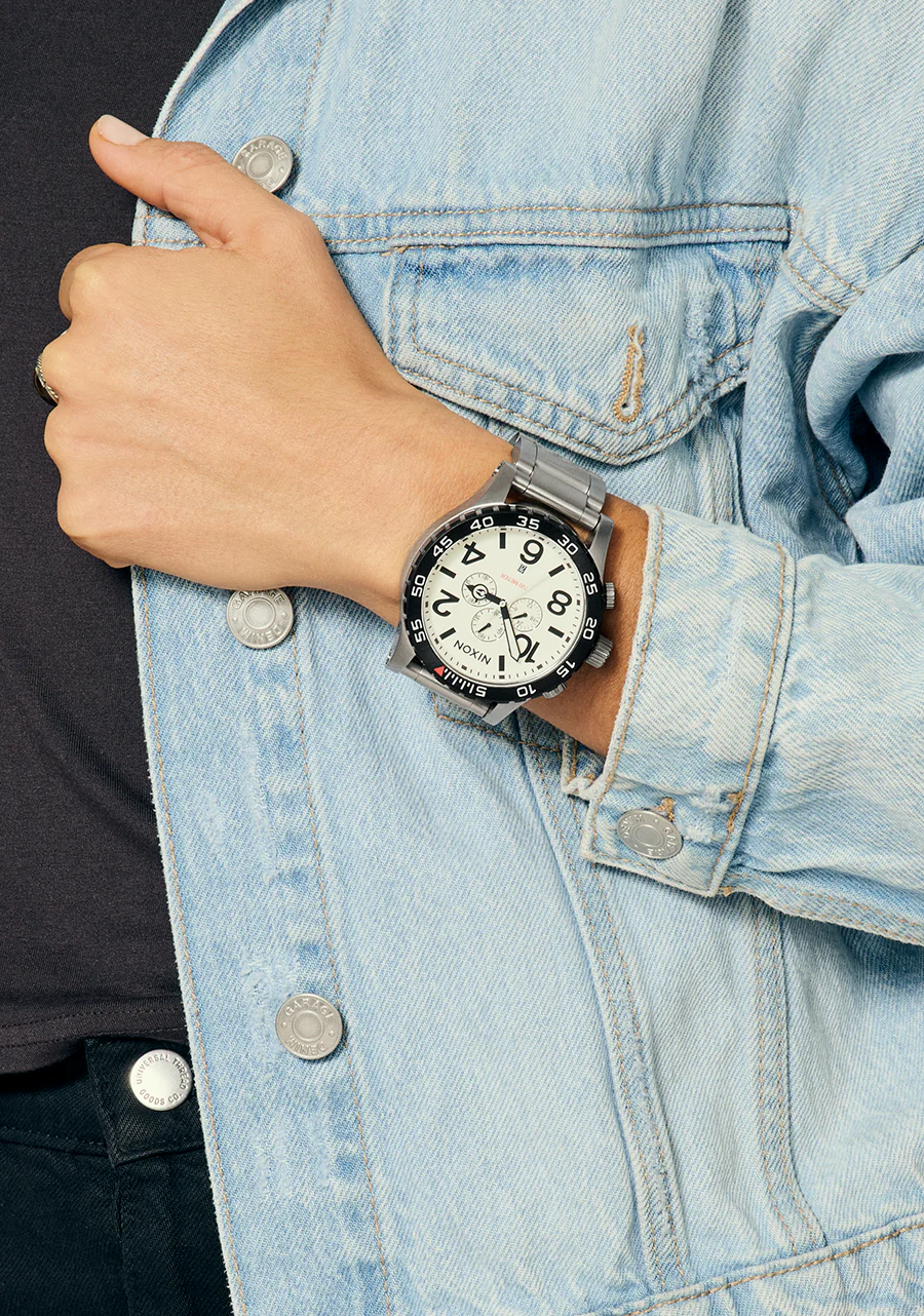 51-30 Chrono - Silver / White Lume - Image 12