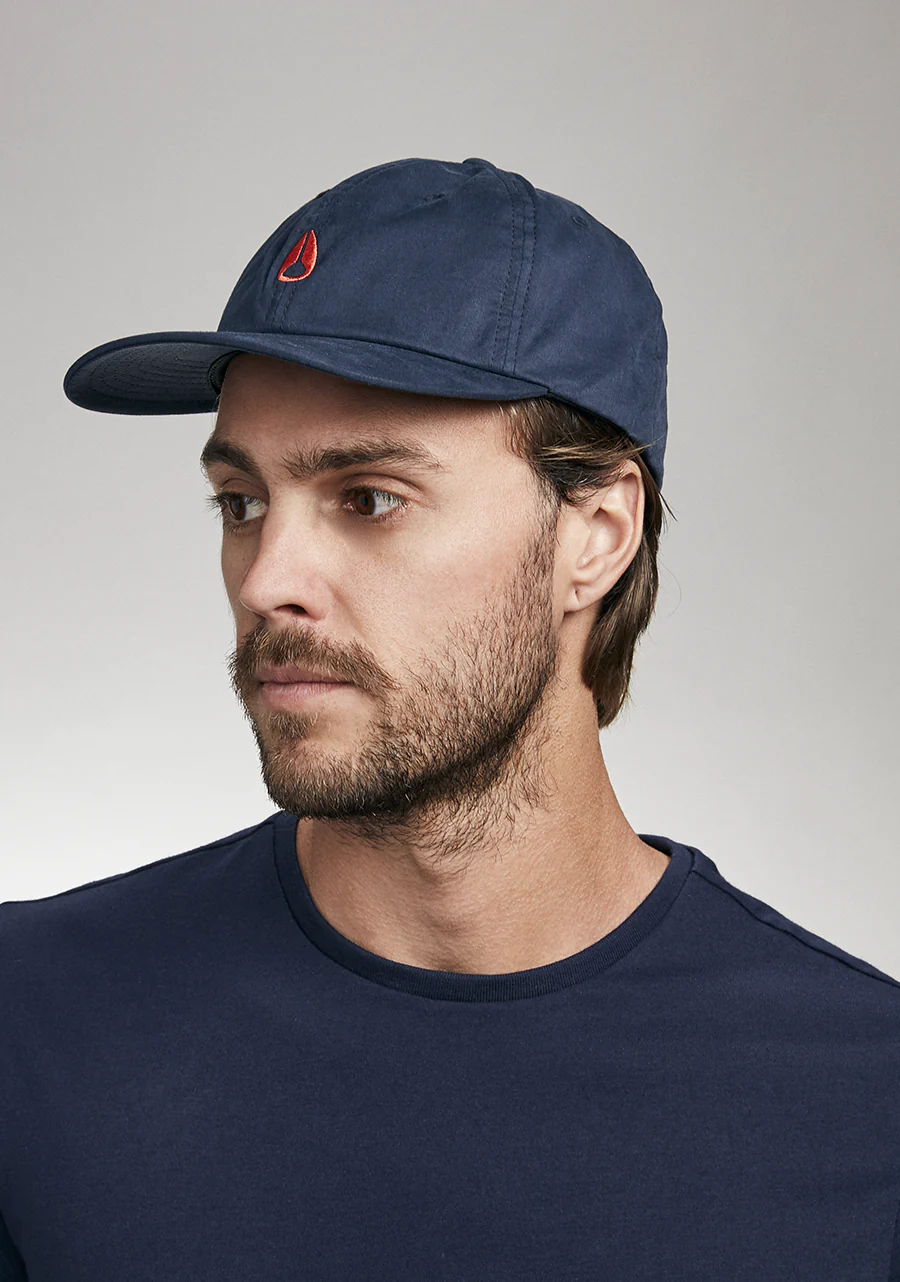 Agent Strapback Hat - Navy / Red - Image 5