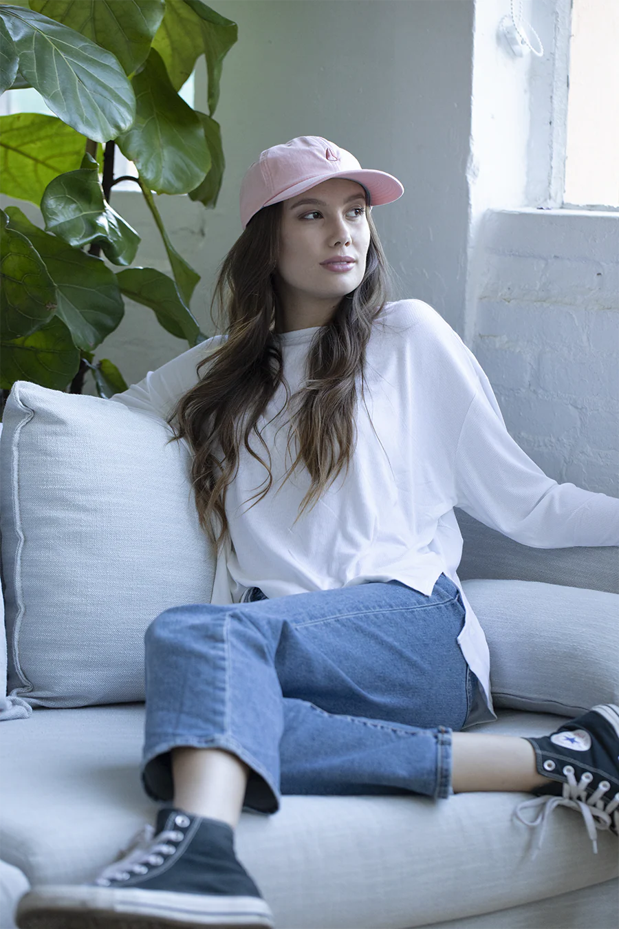 Agent Strapback Hat - Pale Pink - Image 9