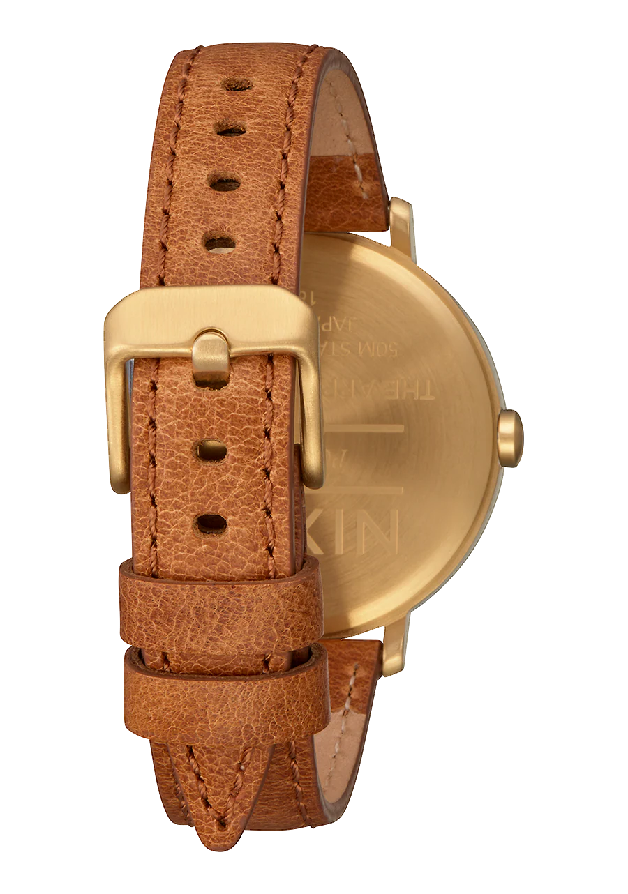 Arrow Leather - Gold / White / Saddle - Image 3