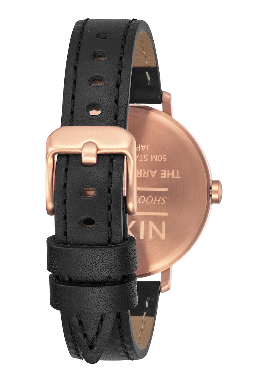 Arrow Leather - Rose Gold / Black - Image 3