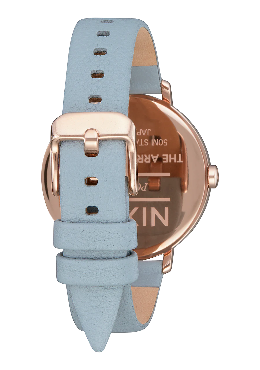 Arrow Leather - Rose Gold / Blue - Image 3
