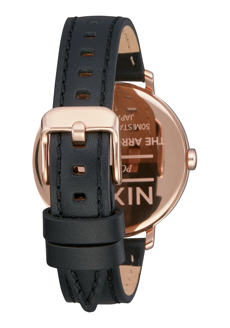 Arrow Leather - Rose Gold / White / Black - Image 3