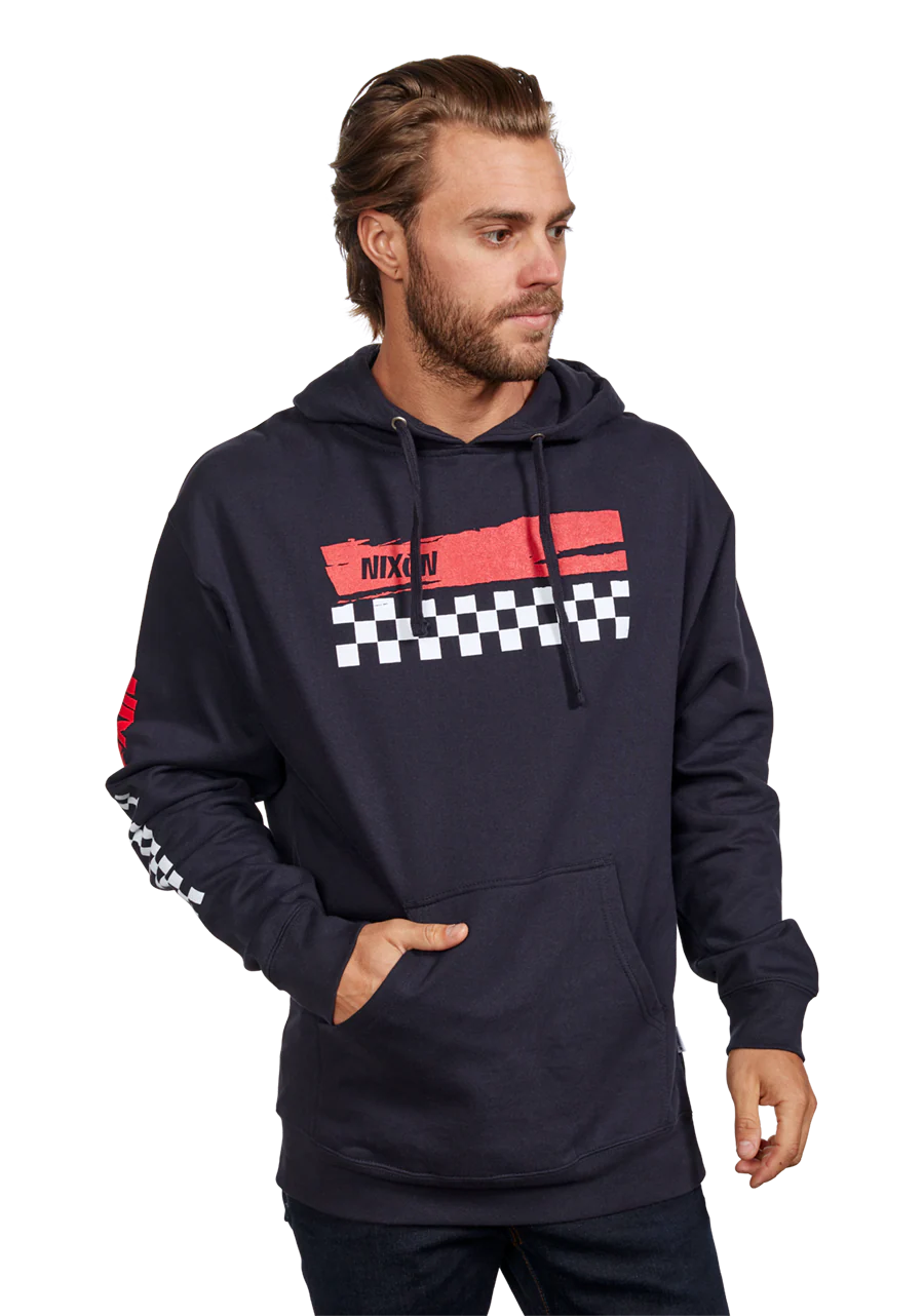 Circuit Hoodie - Navy / Red - Image 3