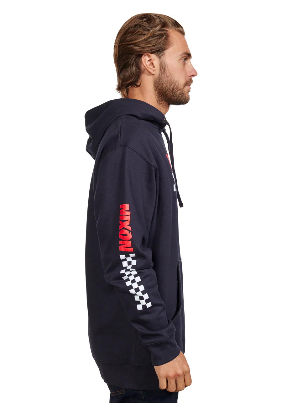 Circuit Hoodie - Navy / Red - Image 4