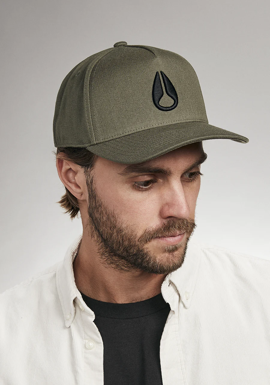 Deep Down Athletic Snapback - Olive / Black - Image 5