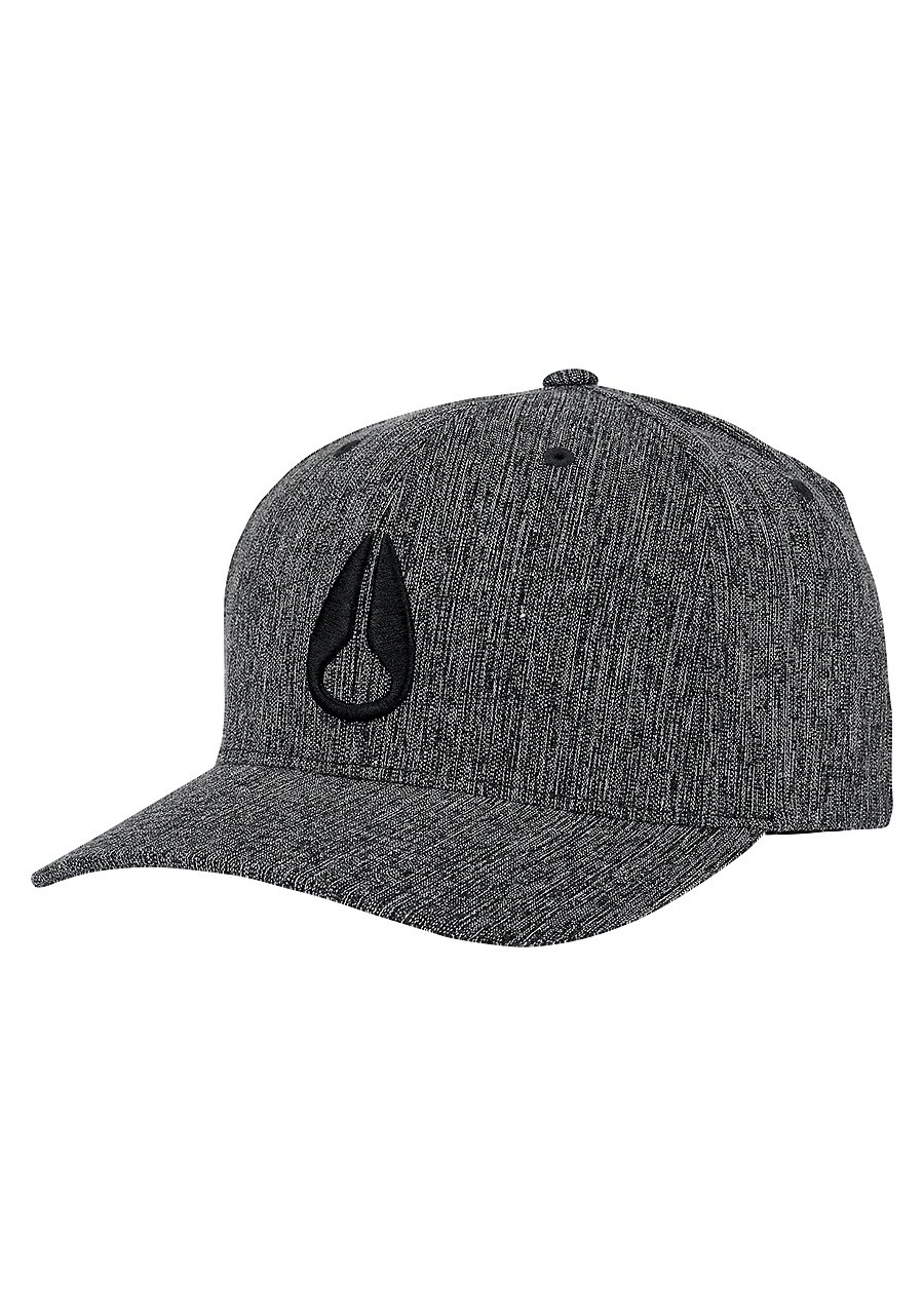 Deep Down Athletic Textured Hat - Black Woven