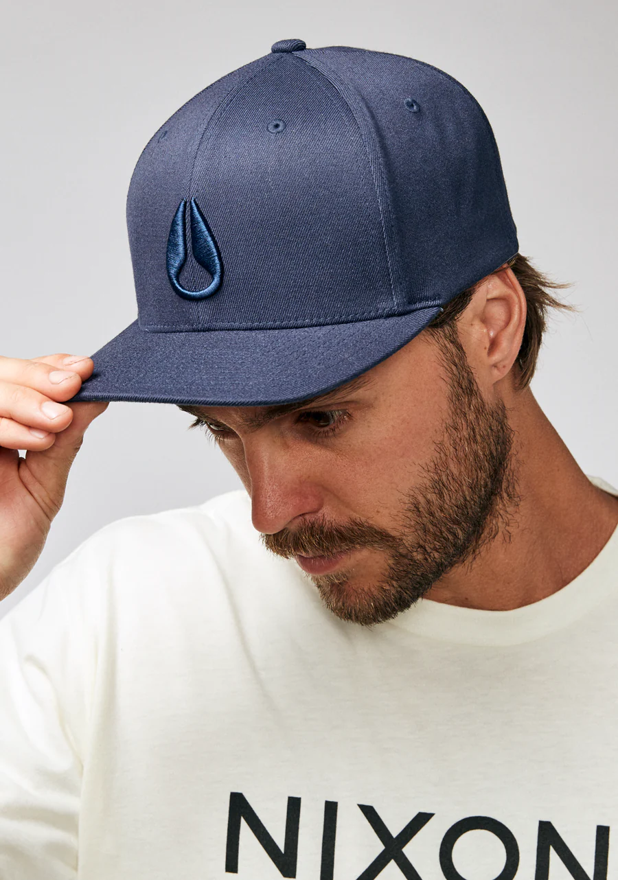 Deep Down Flexfit Athletic Fit Hat - All Navy - Image 6
