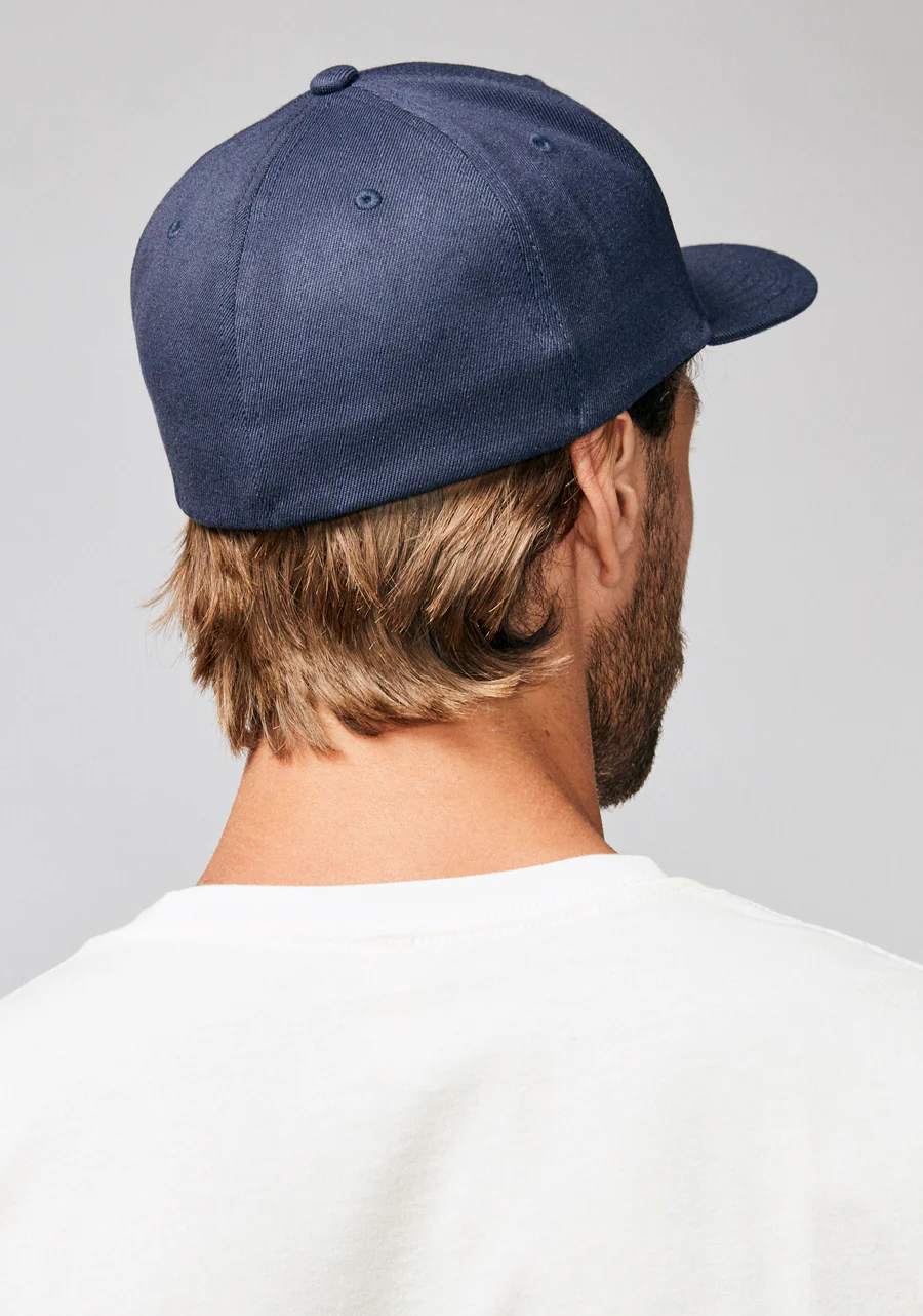 Deep Down Flexfit Athletic Fit Hat - All Navy - Image 7