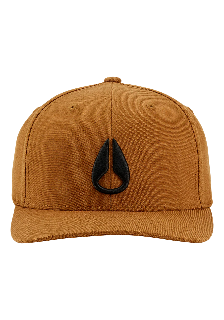 Deep Down Flexfit Athletic Fit Hat - Brown / Black - Image 3