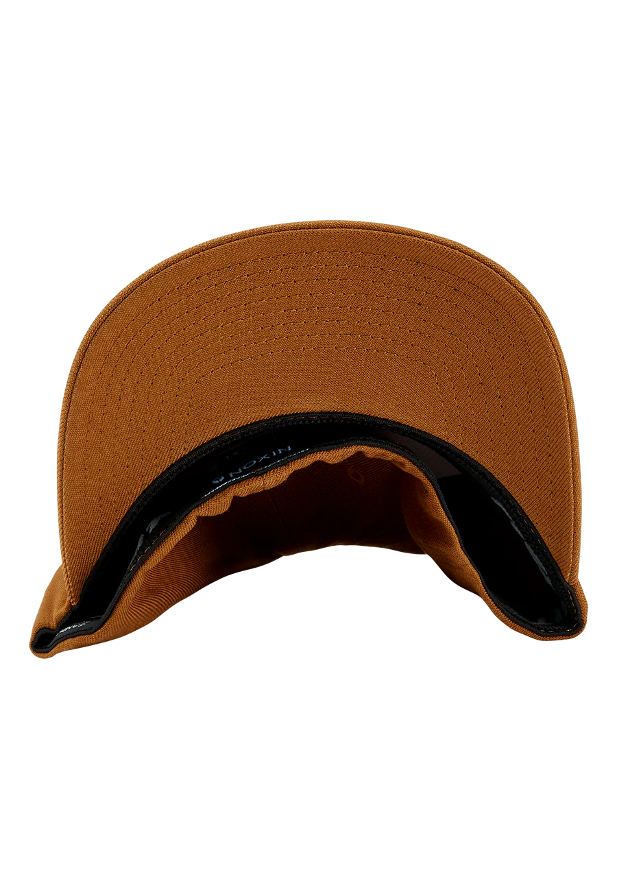 Deep Down Flexfit Athletic Fit Hat - Brown / Black - Image 4