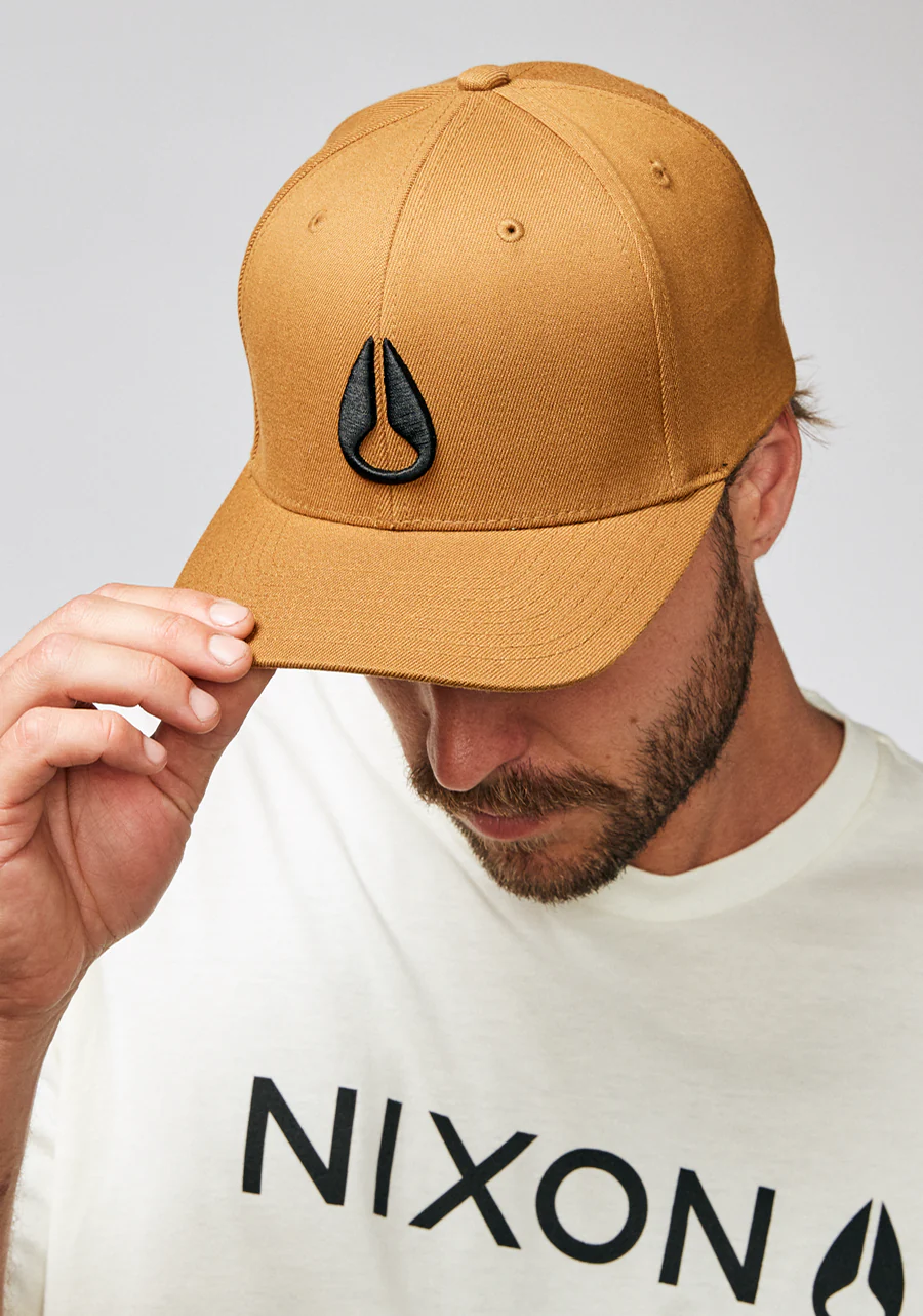 Deep Down Flexfit Athletic Fit Hat - Brown / Black - Image 6