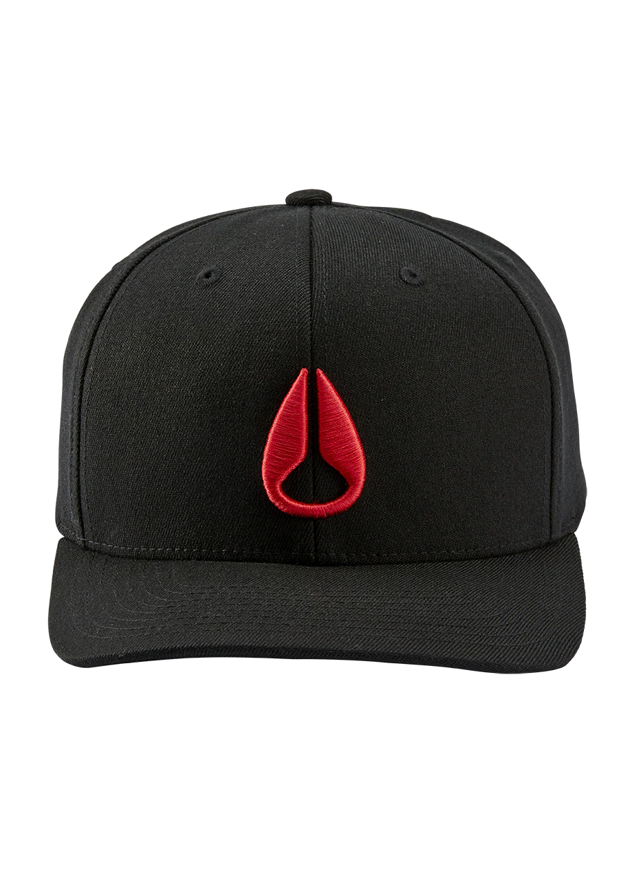 Deep Down Snapback - Black / Red - Image 3