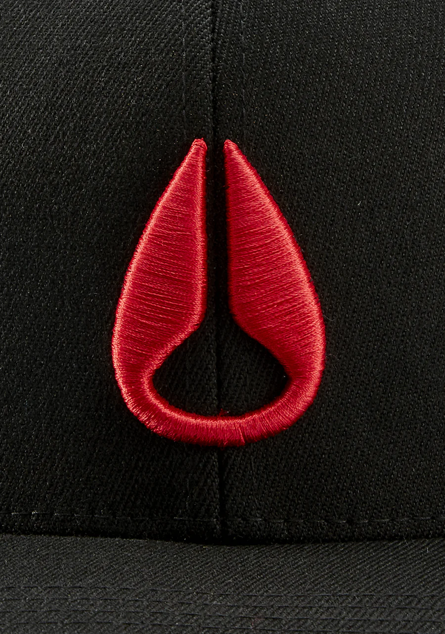 Deep Down Snapback - Black / Red - Image 4