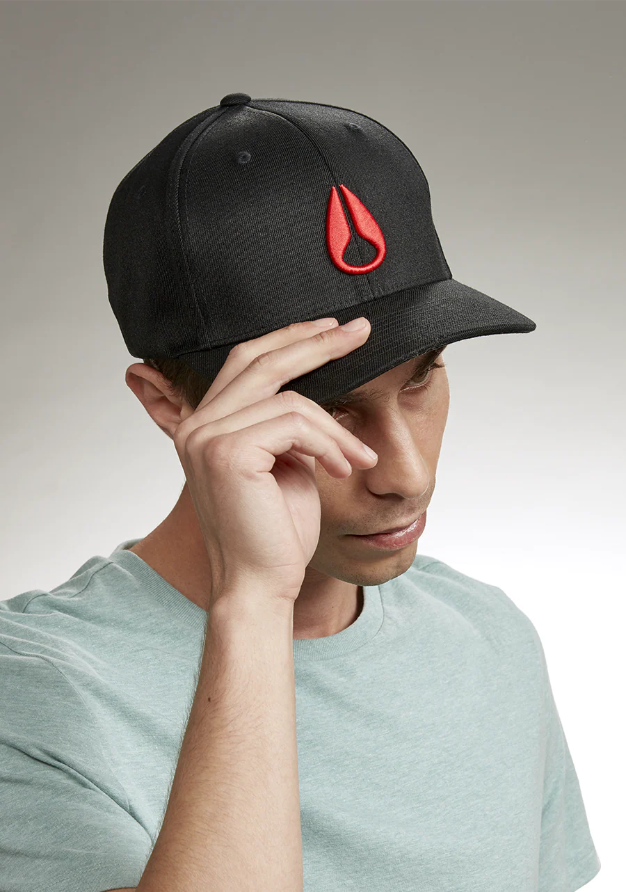 Deep Down Snapback - Black / Red - Image 5