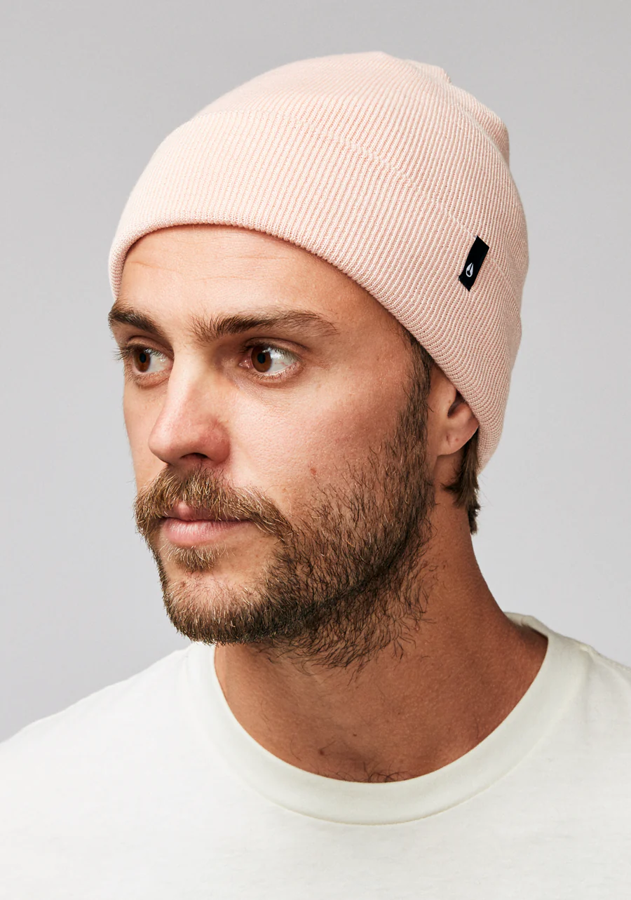 District Beanie - Pale Pink - Image 3