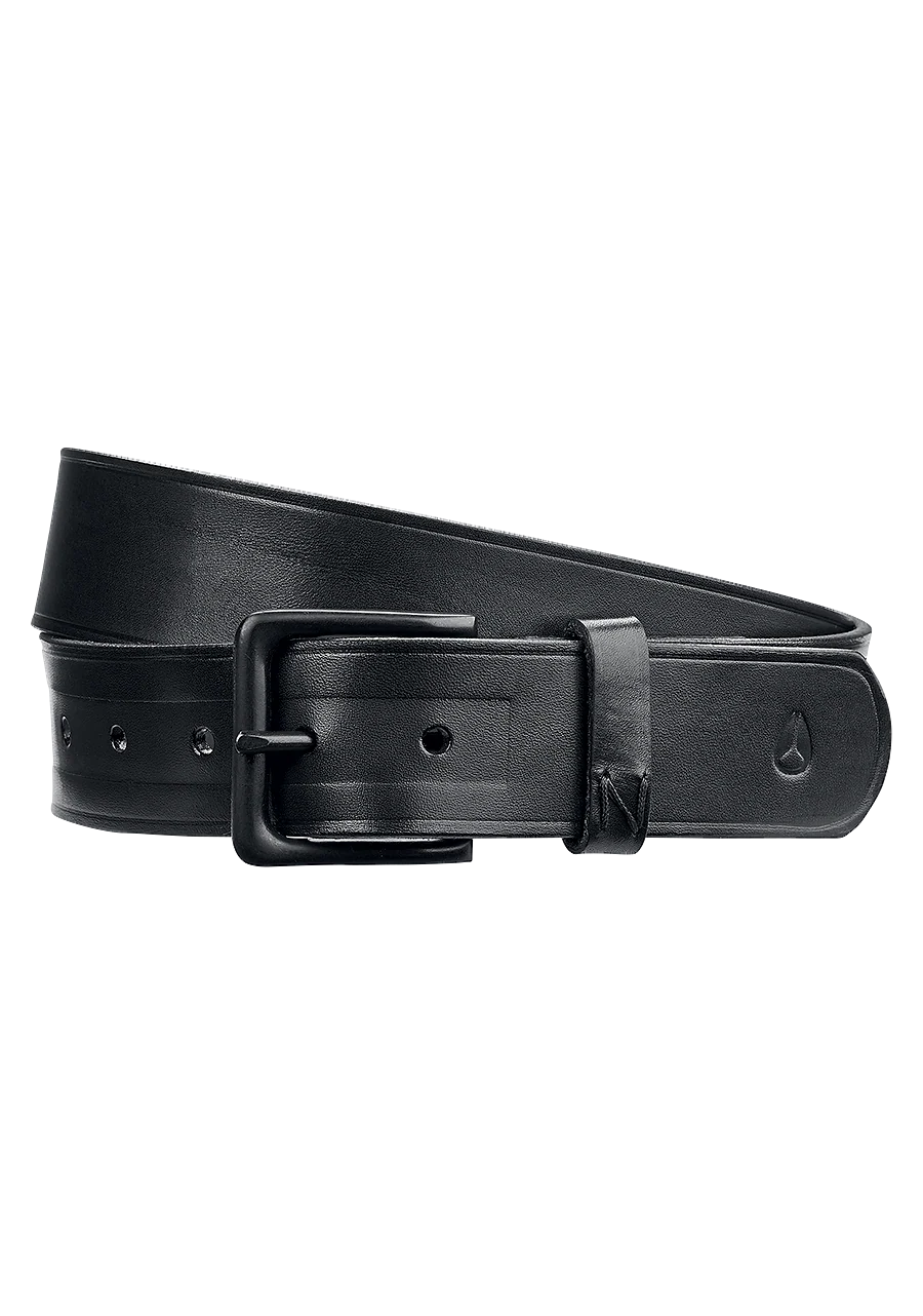 DNA Leather Belt - Black