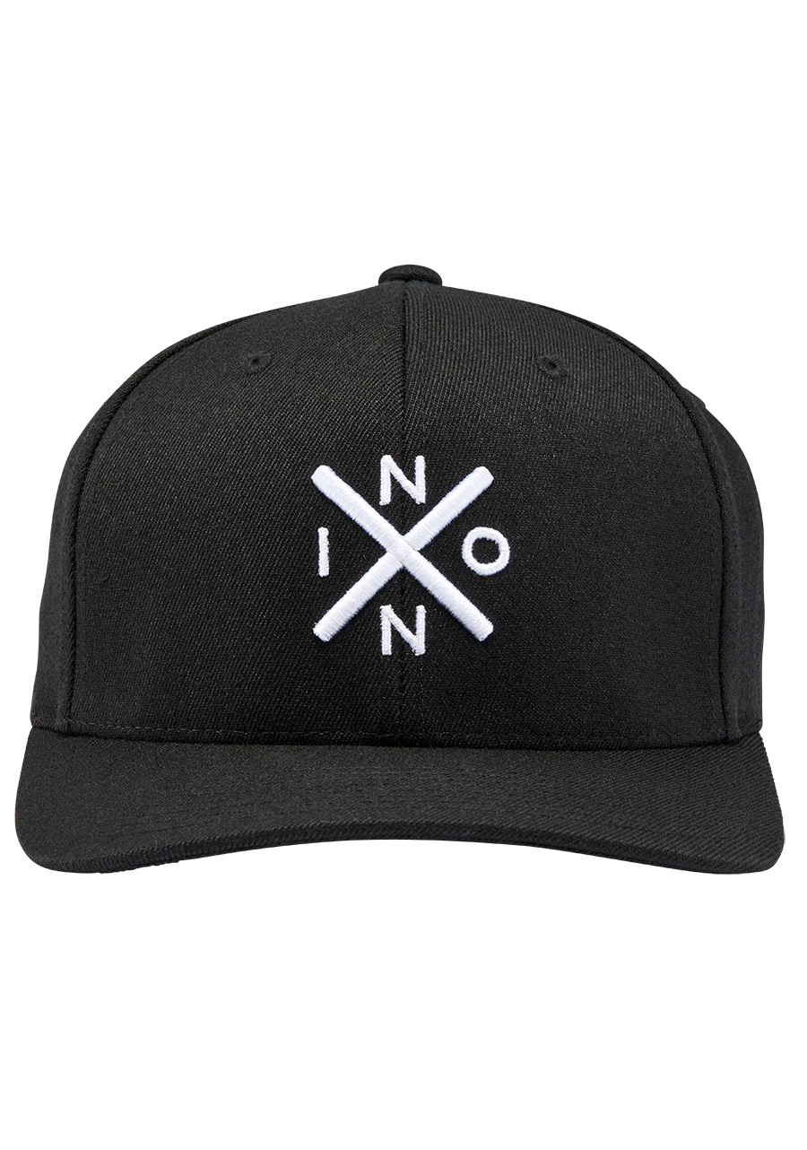 Exchange Flexfit Hat - Black / White - Image 3