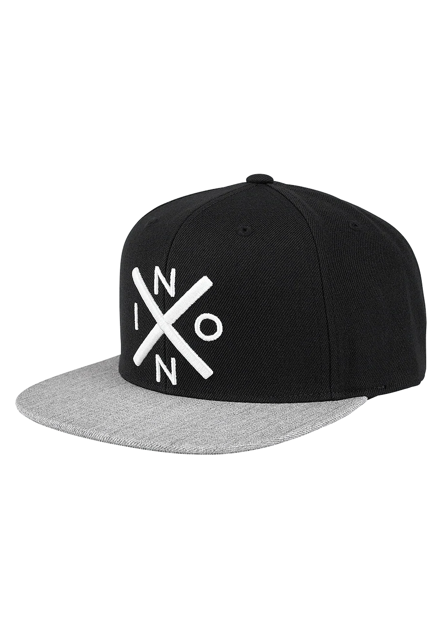 Exchange Snapback Hat - Black / Heather Gray