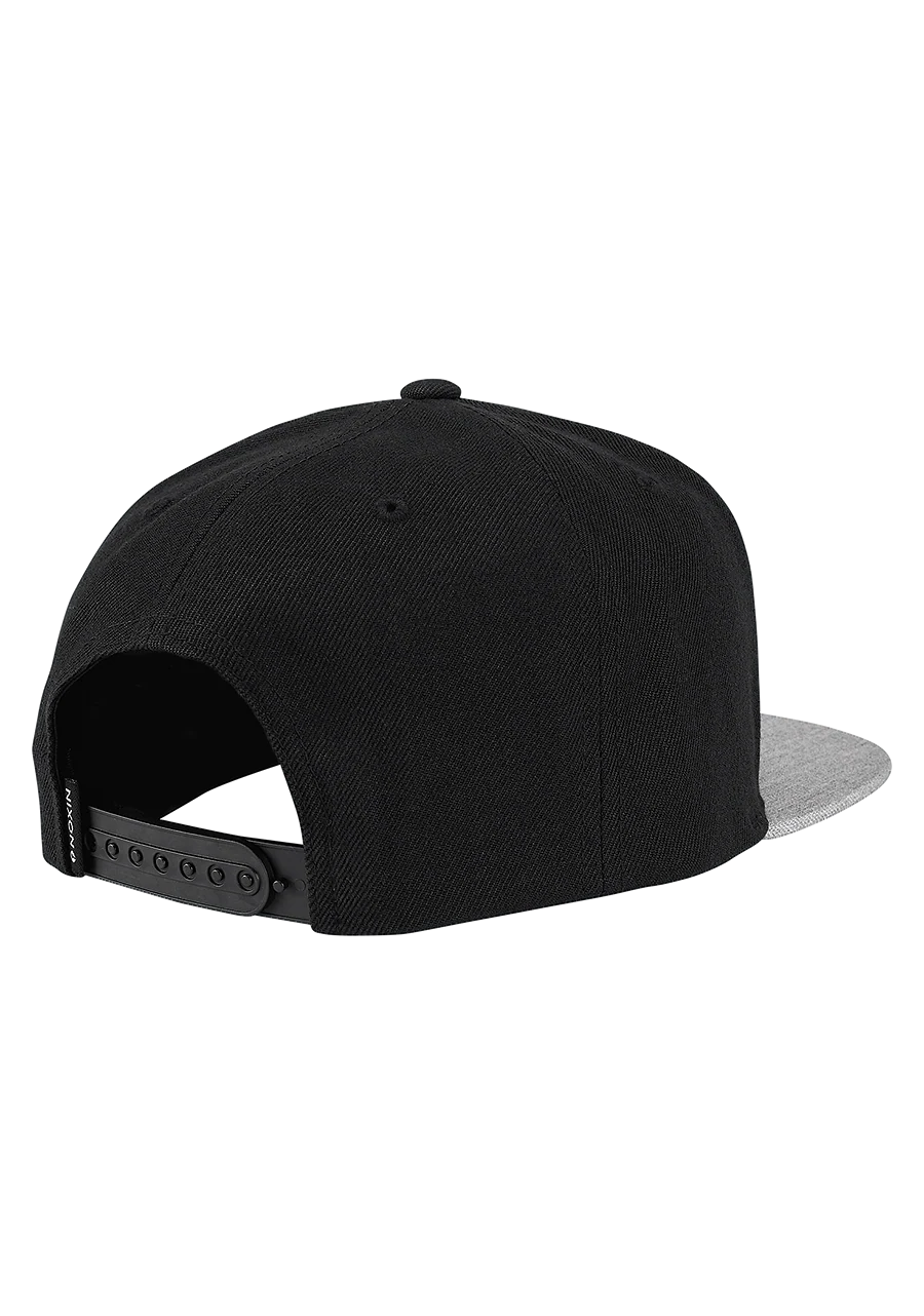 Exchange Snapback Hat - Black / Heather Gray - Image 2