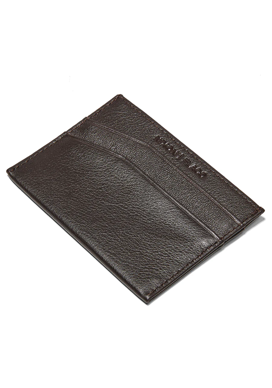 Flaco Leather Card Wallet - Brown - Image 3