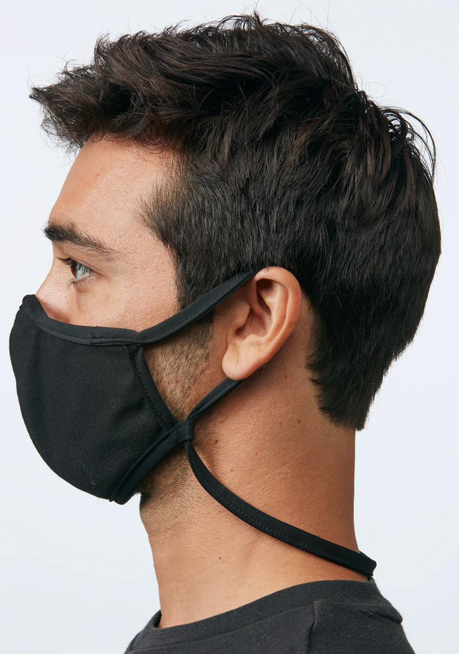 Flipside Face Mask - All Black - Image 6