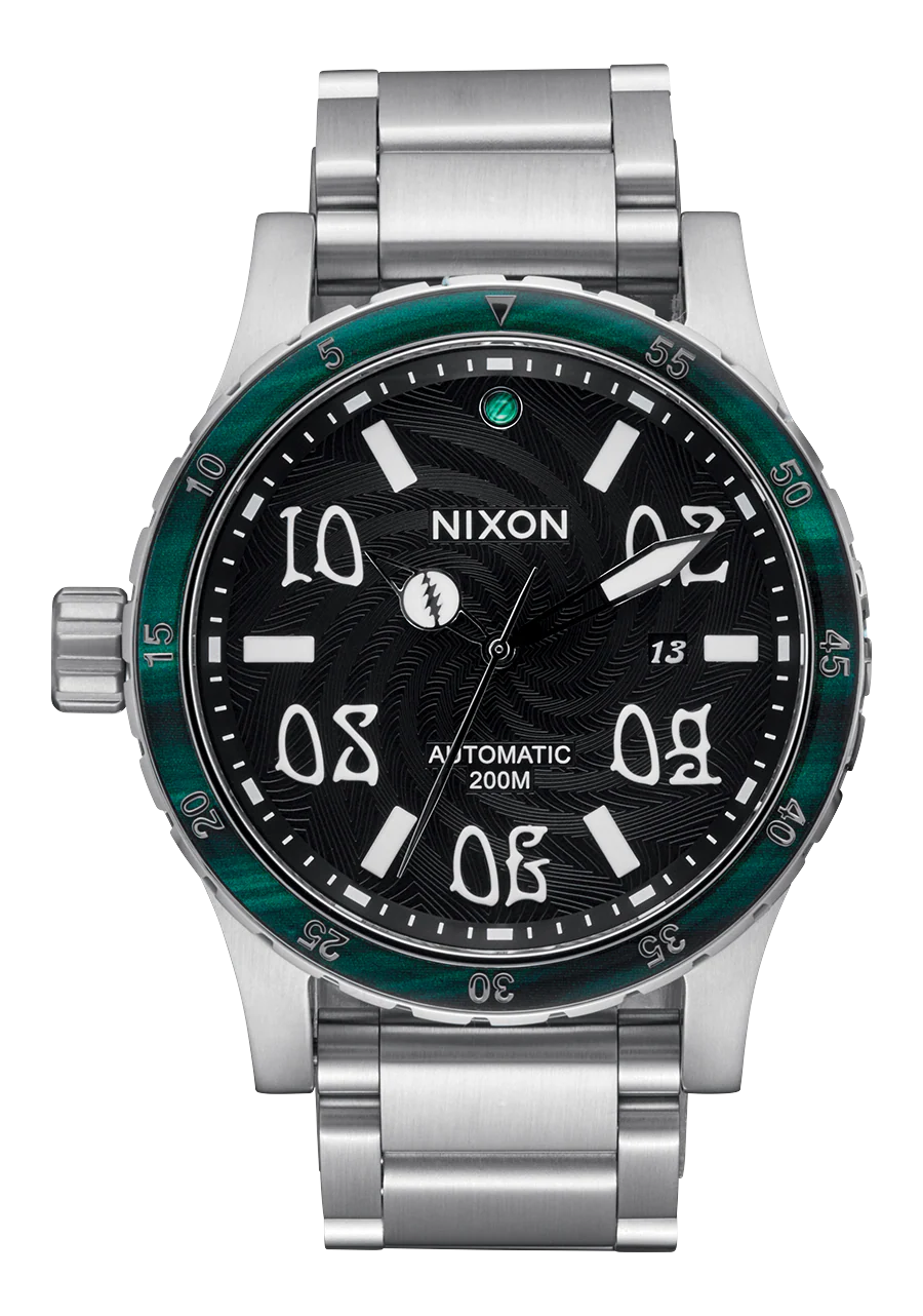 Grateful Dead Diplomatic - Silver / Black / Green