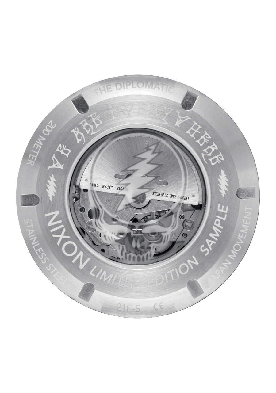 Grateful Dead Diplomatic - Silver / Black / Green - Image 4