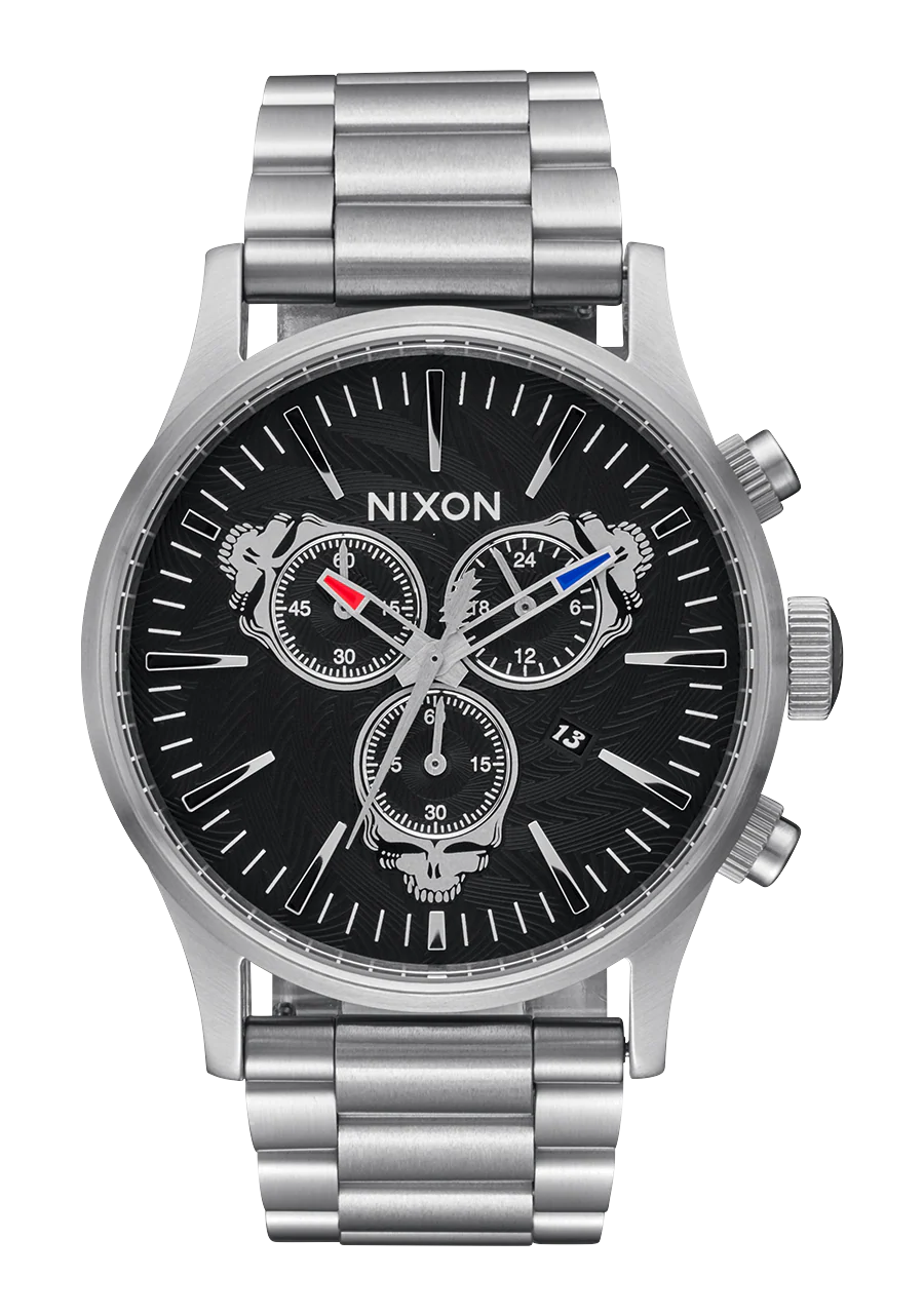 Grateful Dead Sentry Chrono - Silver / Black